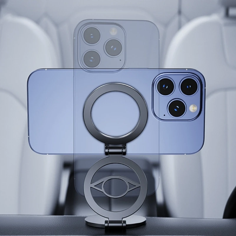 Soporte magnético para teléfono en coche giratorio 360° metal - imagen 5