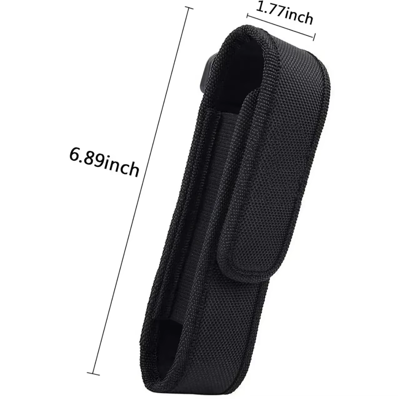 Funda táctica para linterna MOLLE – Portaequipos cinturón caza y montaña