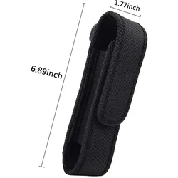 Funda táctica para linterna MOLLE – Portaequipos cinturón caza y montaña