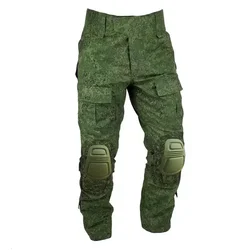 Pantalón táctico rodillera ripstop MOLLE para caza y trabajo