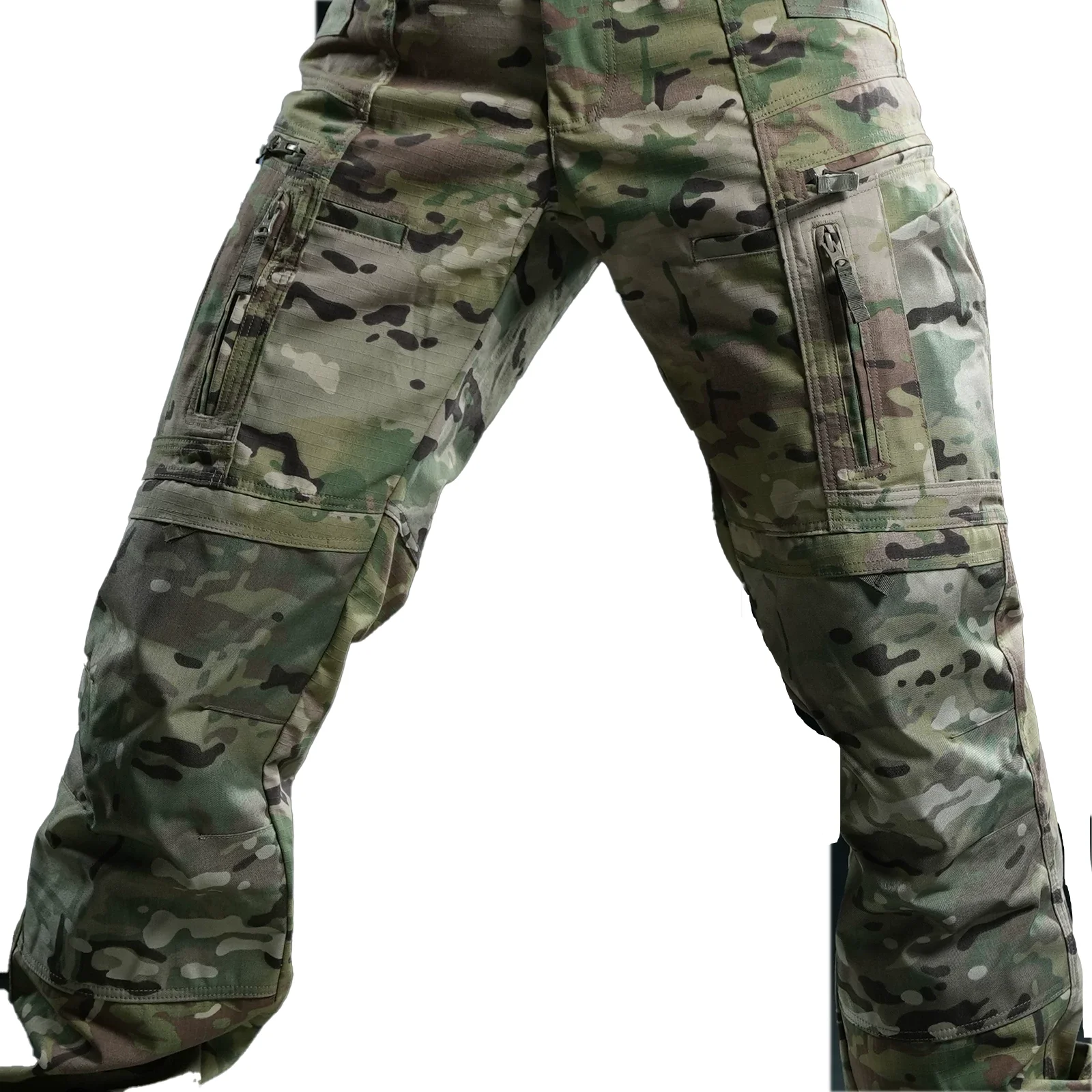 Pantalones Tácticos Hombre Transpirables Multibolsillo