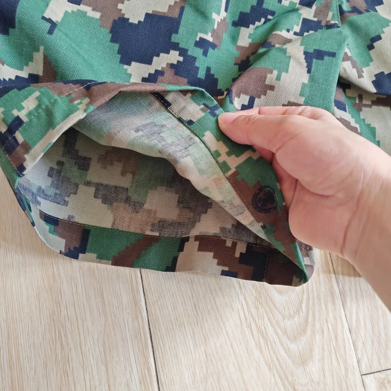 Bermudas outdoor de cuadros holgadas poliéster-algodón - imagen 5