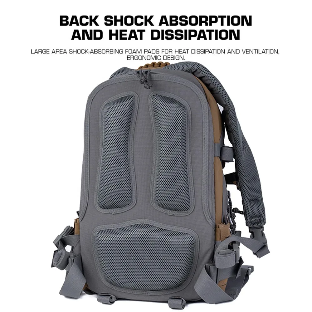 Mochila táctica MOLLE de asalto para gimnasio, viajes y senderismo - imagen 5