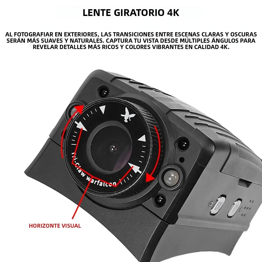 Cámara táctica BlackEagle Expand World para casco, ángulo fijo - imagen 5