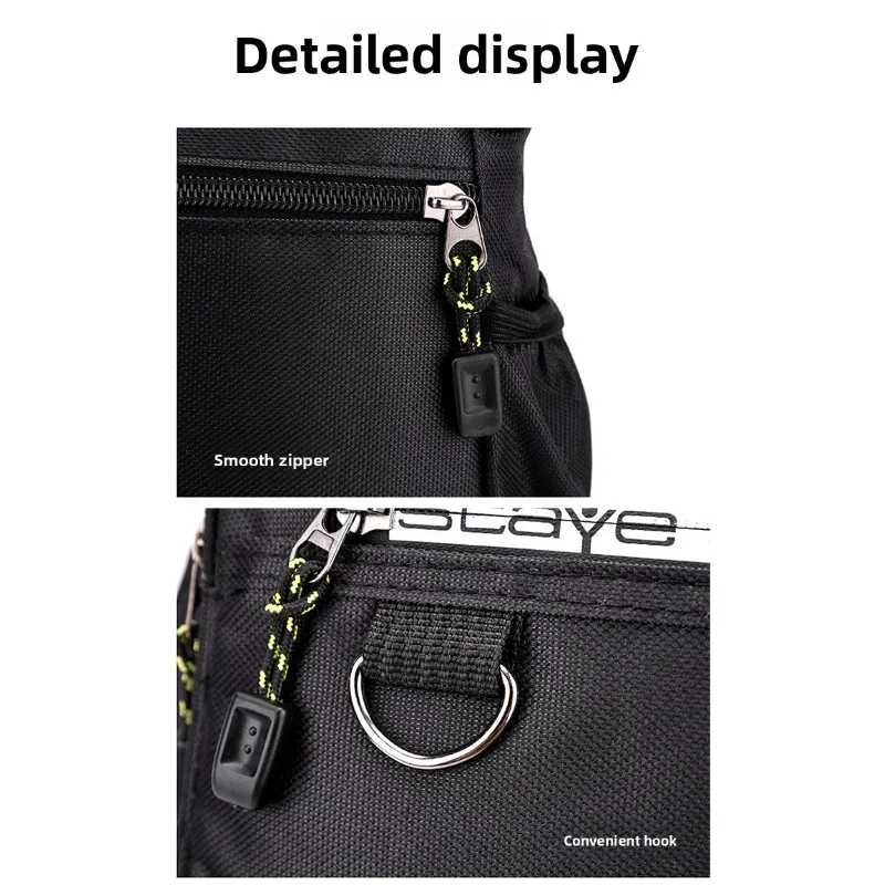 Bolso de hombro táctico para hombre resistente al agua con bolsillos - imagen 4