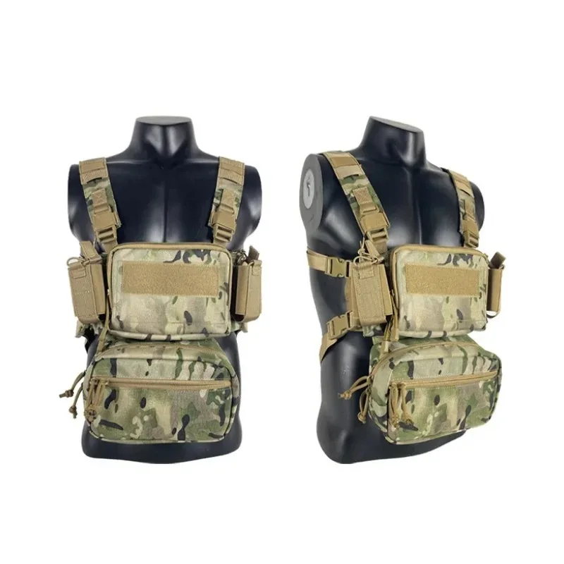 Bolsa táctica Molle camuflaje nocturno arena de nailon para exterior - imagen 2