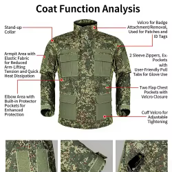 G3 Uniforme táctico Frog Suit tres piezas camuflaje ruso impermeable