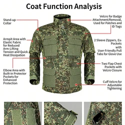 G3 Uniforme táctico Frog Suit tres piezas camuflaje ruso impermeable