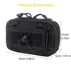 Riñonera táctica MOLLE – Bolsa polivalente EDC para exterior
