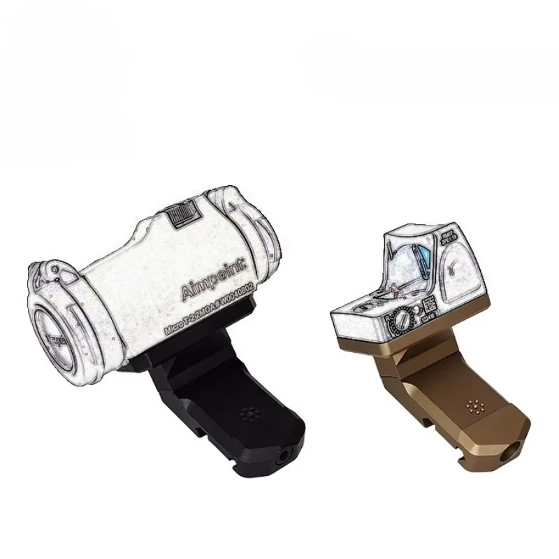 Adaptador de montura lateral para mira punto rojo de pistola