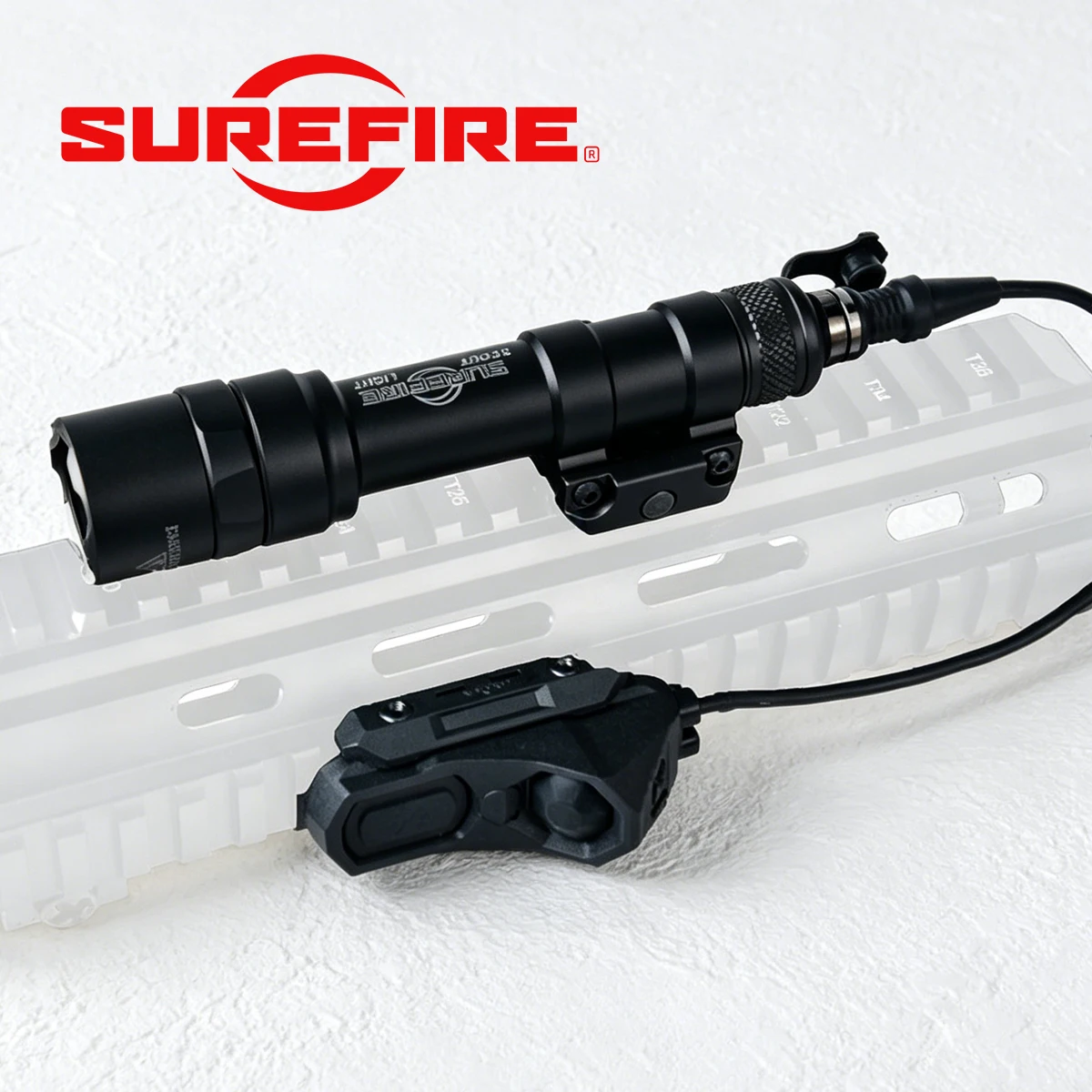 Surefire Linterna táctica M300 M600 con interruptor presión remoto MLOK - imagen 4