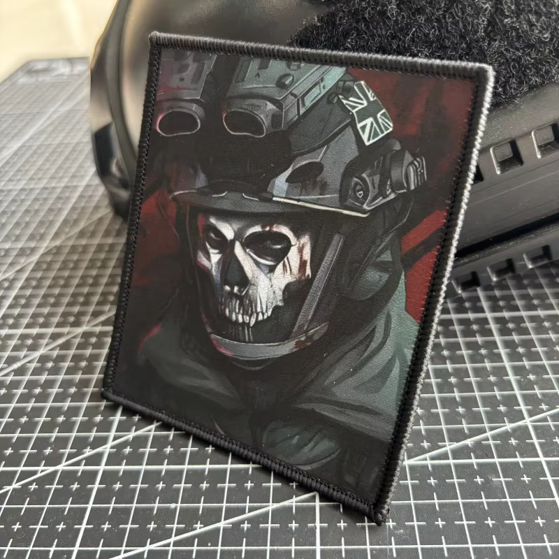 Parche táctico Call of Duty Ghost – Insignia Velcro equipamiento - imagen 5