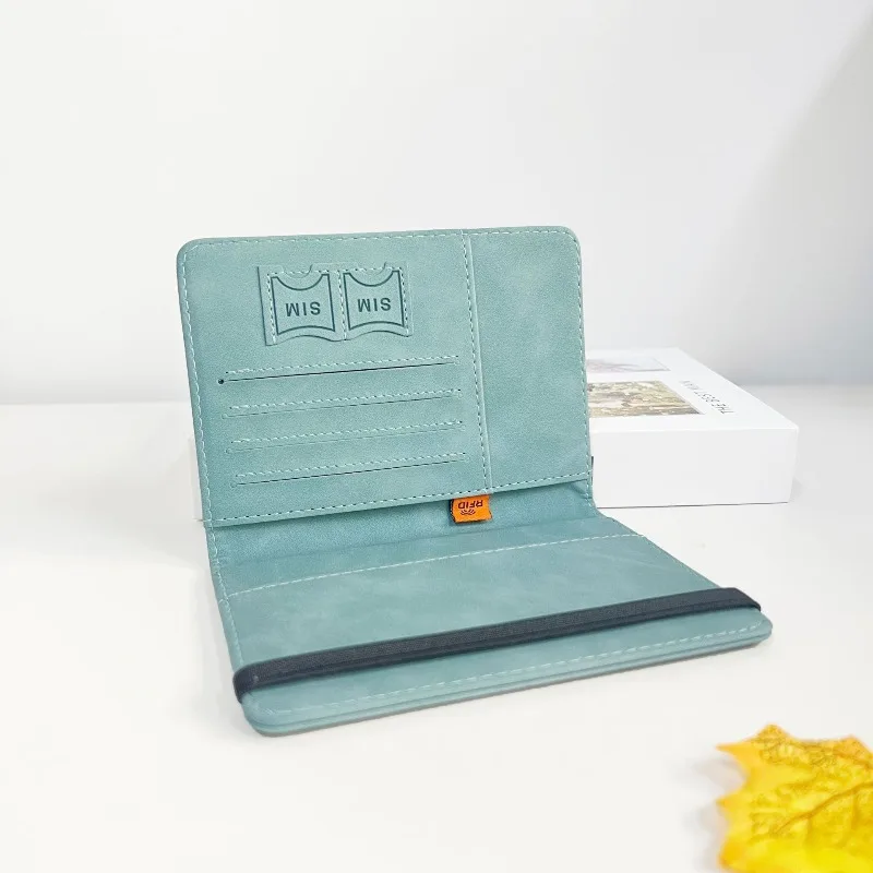 Porta pasaportes RFID de cuero PU, funda bloqueadora y organizadora - imagen 5