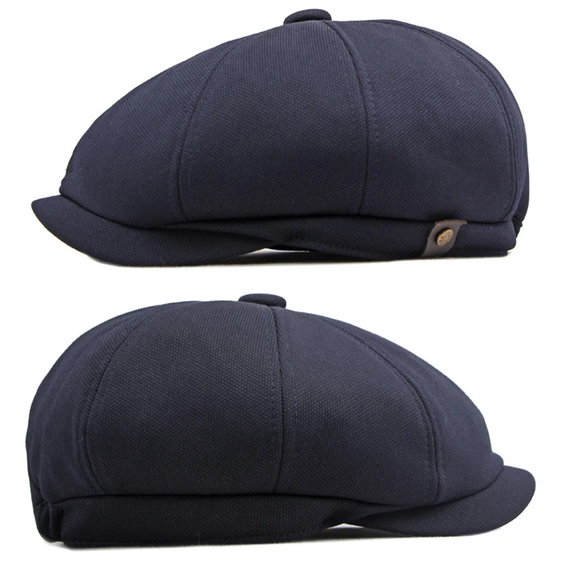 Gorra octogonal Newsboy retro con visera plana unisex - imagen 5