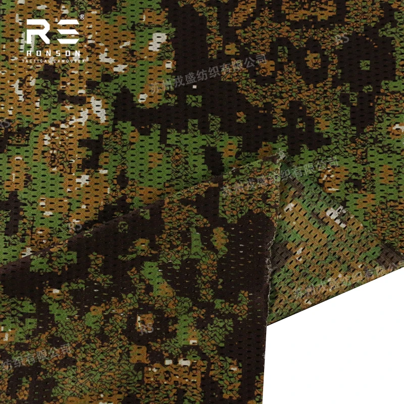 Tejido malla táctica tricot Pencott Greenzone camuflaje - imagen 3