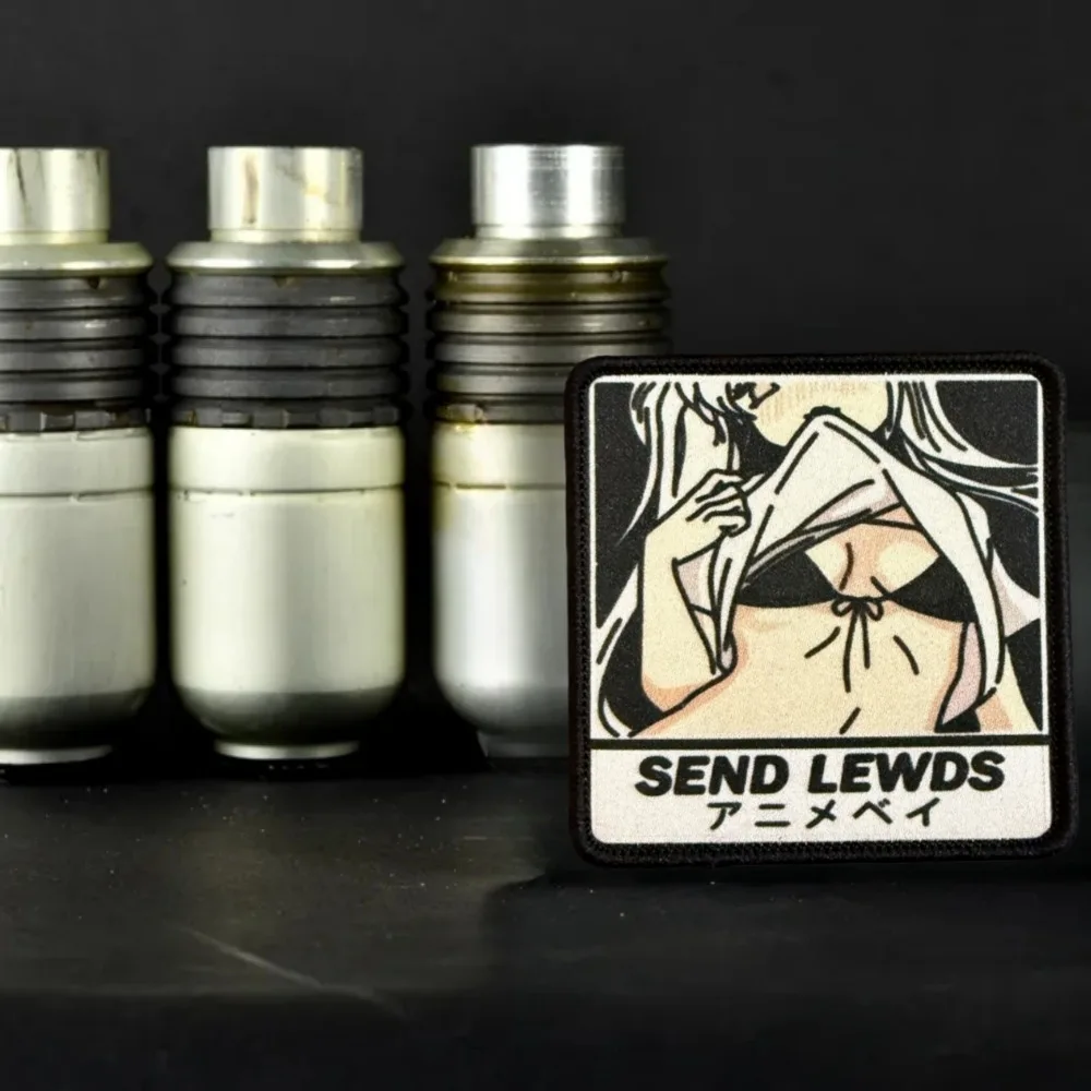 Parche táctico anime con velcro, insignia moral para mochila - imagen 2