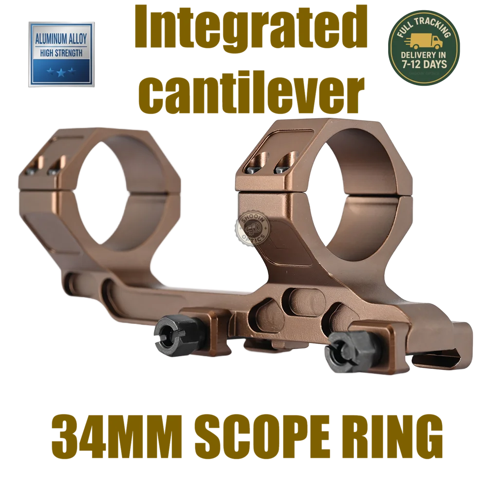 Shooin Optics montura anilla 34mm réflex integrada - imagen 4