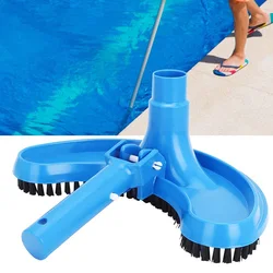 Cepillo de succión para piscina media luna curvada flexible