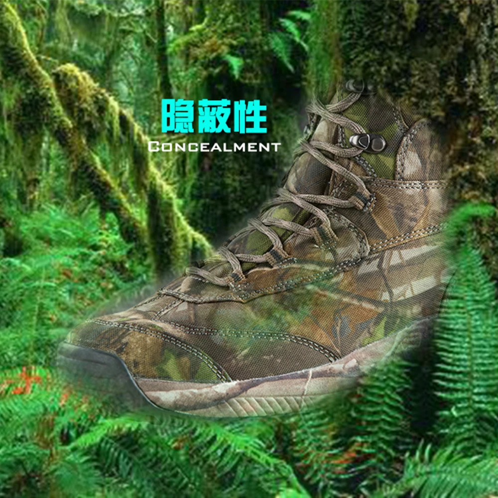Botas tácticas impermeables antideslizantes camuflaje transpirables - imagen 3