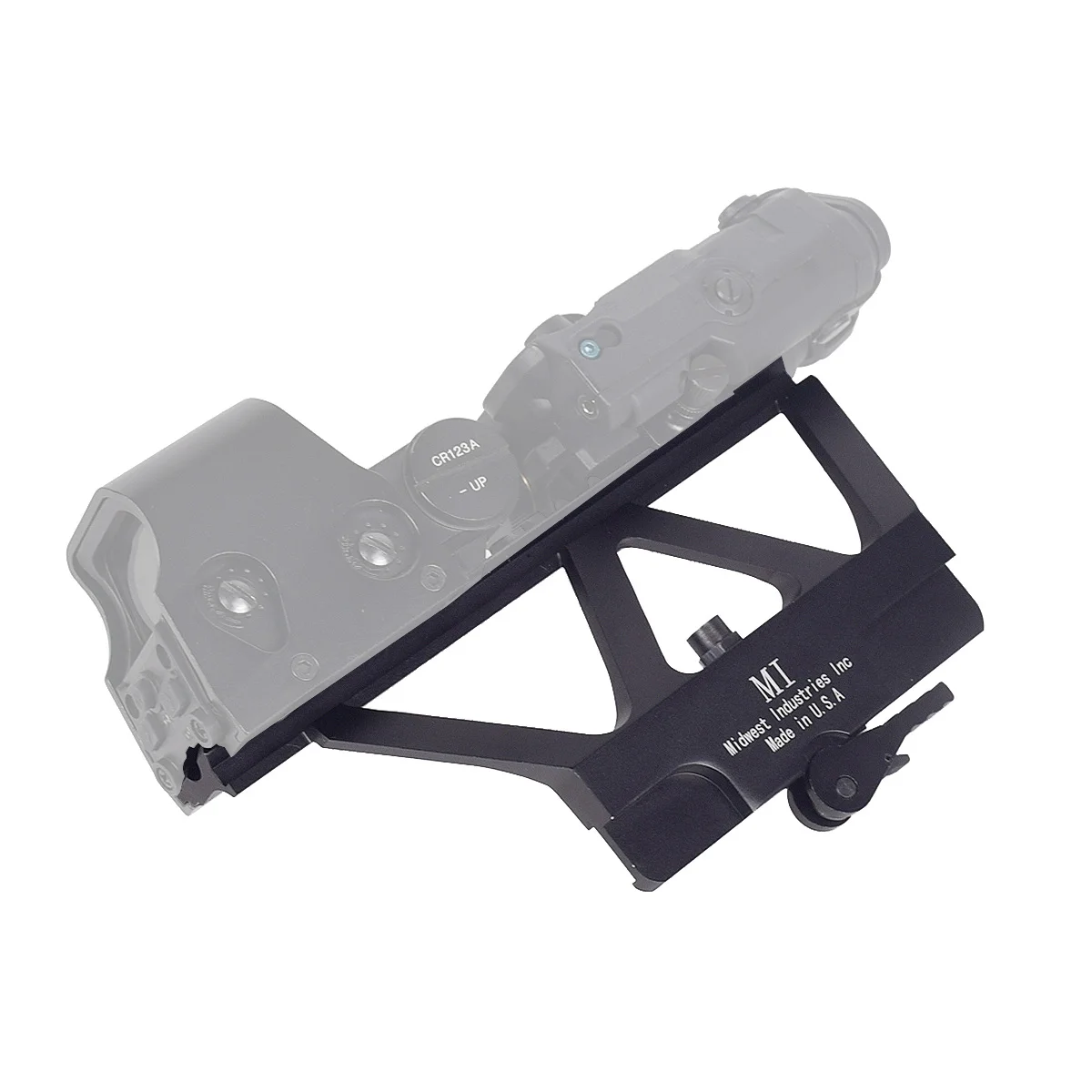 Soporte Lateral LAMBUL montado sobre fusil AK