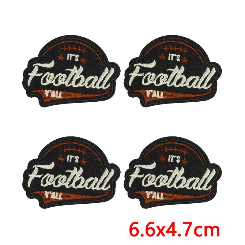Parche termoadhesivo fútbol lazo y casco bordado para coser - imagen 5