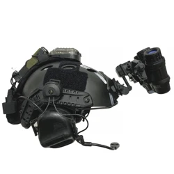 Chaleco portaplacas Airsoft Nightwar con casco NVG fantasmas