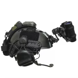 Chaleco portaplacas Airsoft Nightwar con casco NVG fantasmas