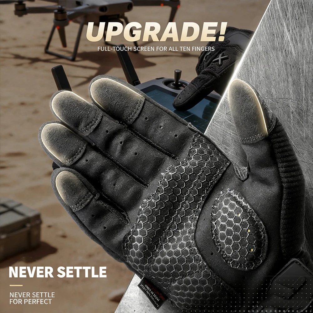 Guantes tácticos con pantalla táctil y antideslizantes Airsoft - imagen 3