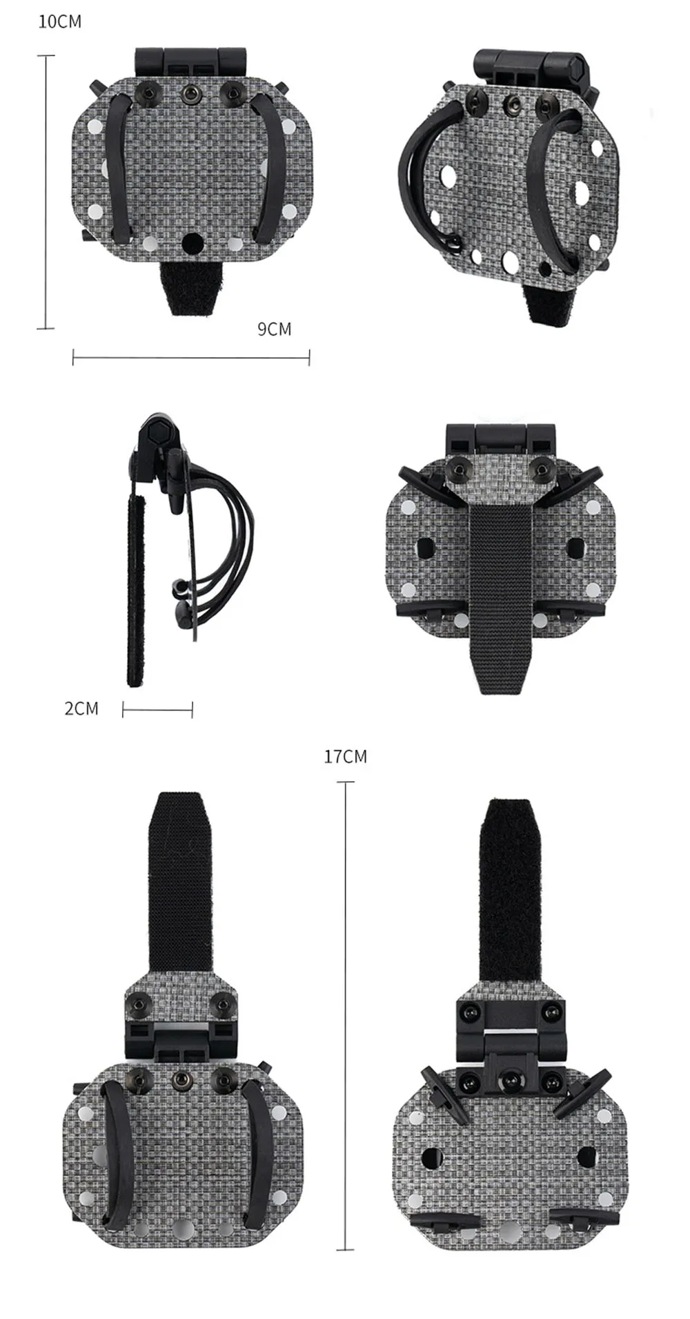 Porta-dispositivo para uso en chaleco