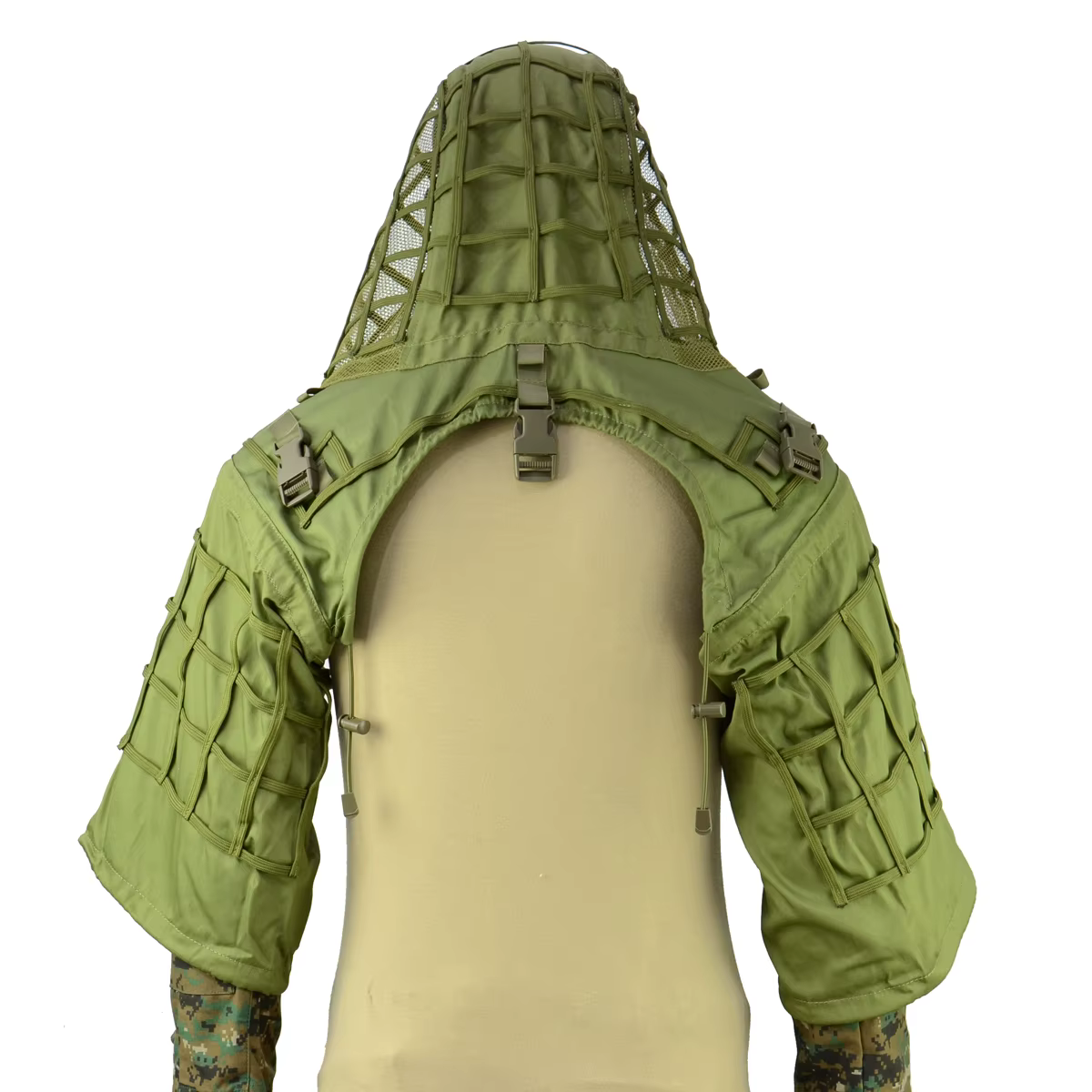 Vista del abrigo ROCOTACTICAL
