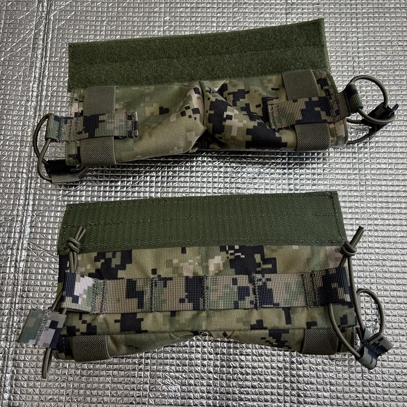Riñonera táctica con bolsa colgante inferior y sistema horizontal