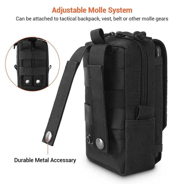 Bolsa táctica MOLLE de cintura para teléfono móvil universal EDC - imagen 3