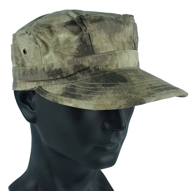 Sombrero táctico octogonal de algodón con protección solar