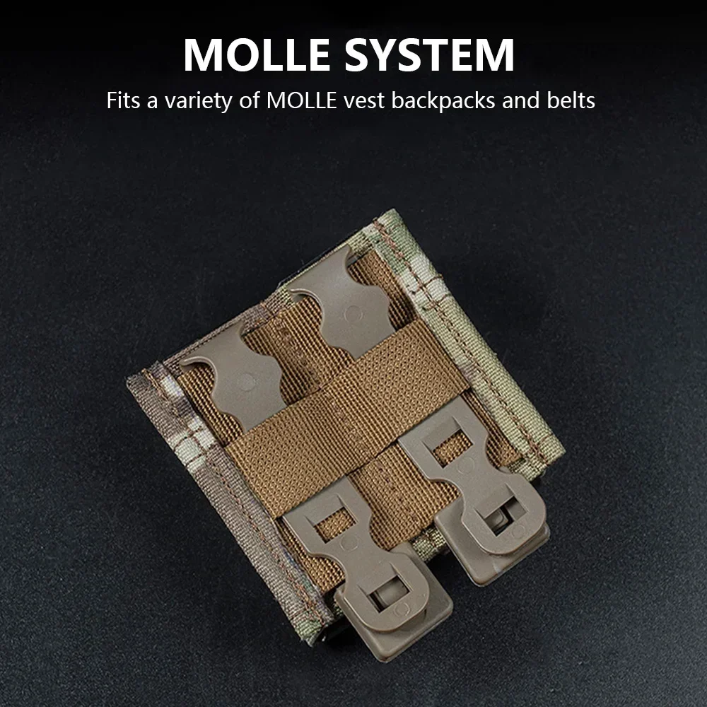 Funda portacargadores doble táctica Nylon 9mm – Airsoft o Caza