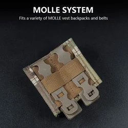 Funda portacargadores doble táctica Nylon 9mm – Airsoft o Caza