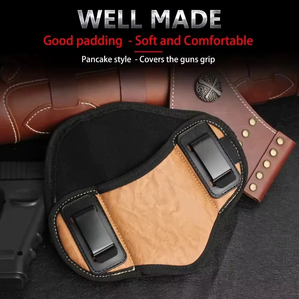 Funda IWB cuero Glock 19/17 y Sig Sauer – Porte interior - imagen 2