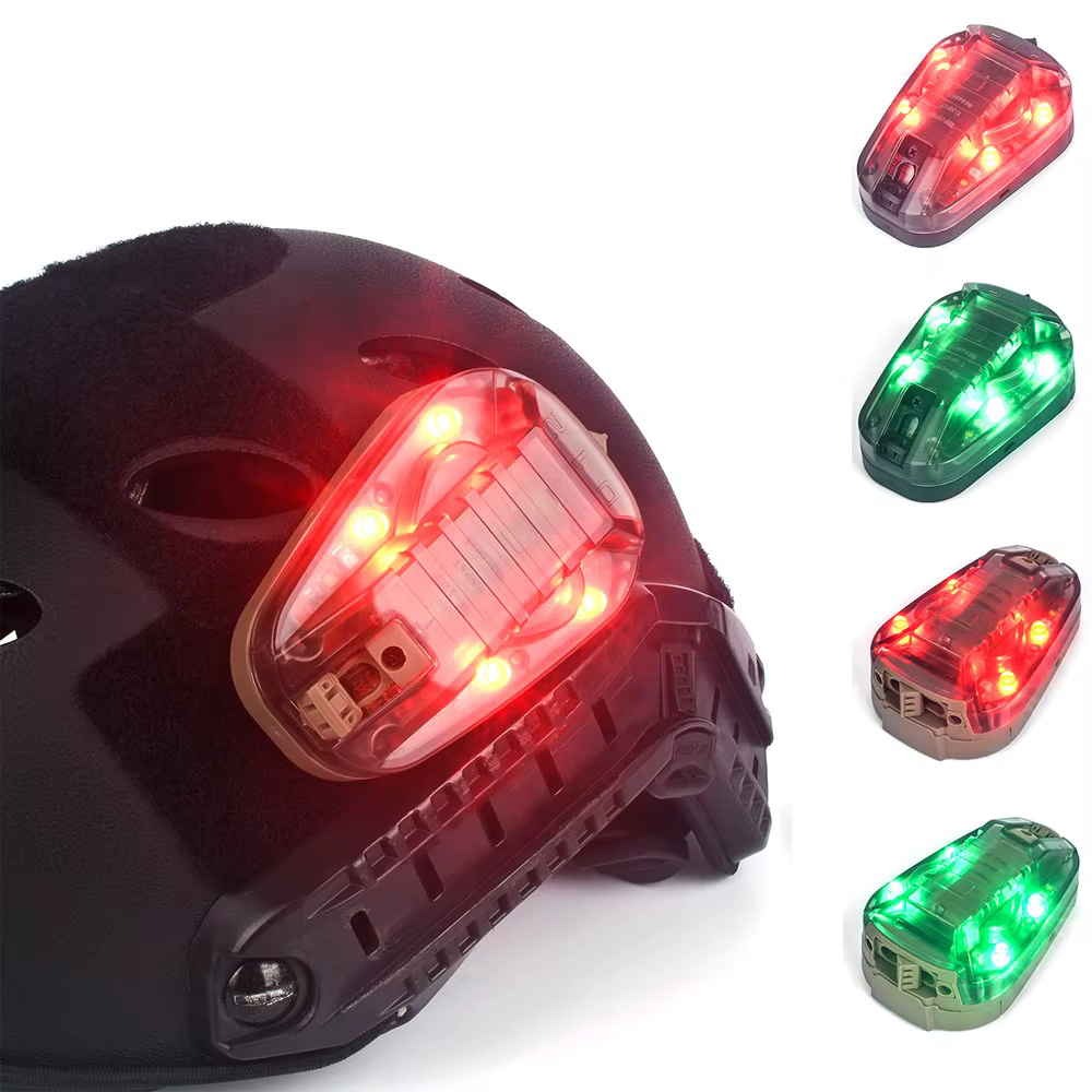 WADSN Linterna táctica impermeable LED casco supervivencia estroboscópica - imagen 4