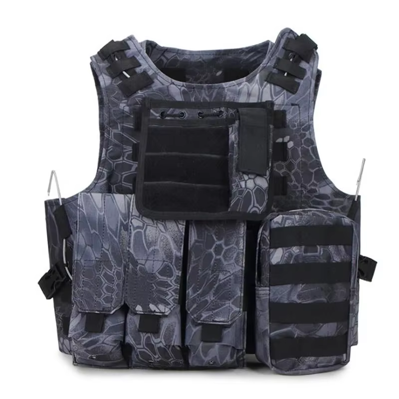 Chaleco táctico MOLLE camuflaje para Airsoft y caza en exteriores - imagen 3