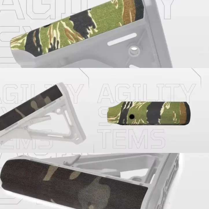 Pegatina camuflaje Tiger Stripe para soporte trasero AS Agile System