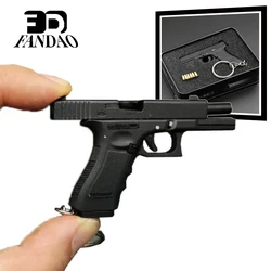 Llavero Glock 17 táctico con piezas móviles y forma de pistola