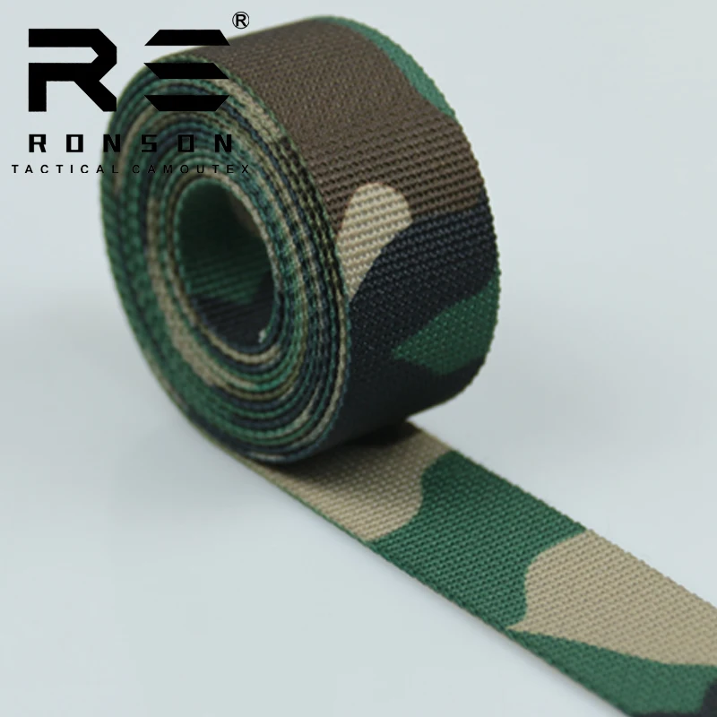 Correa táctica de nailon Woodland para mochila al aire libre