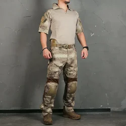 Emersongear EM6918 uniforme de combate verano con rodilleras táctico