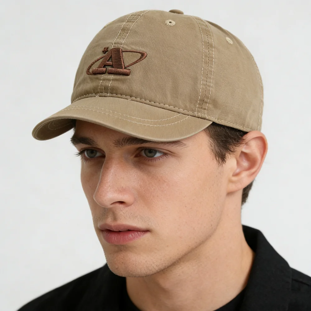 Gorra de béisbol vintage dad hat ajustable perfil bajo algodón - imagen 3