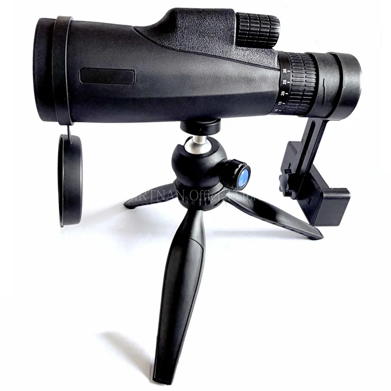 Monocular HD con trípode para observación de aves y caza