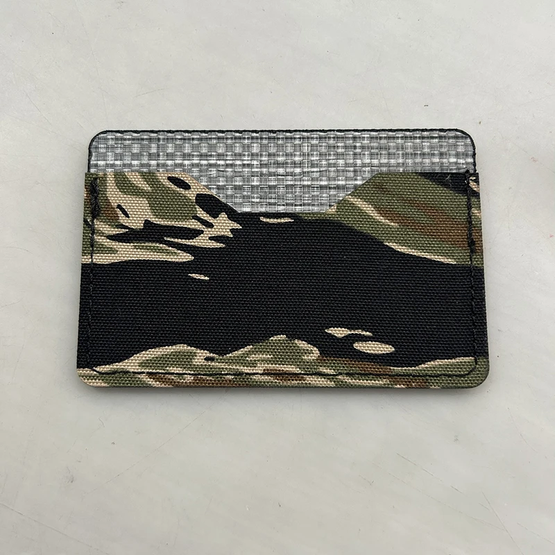 Porta tarjetas táctico EDC camuflaje para identificación diaria