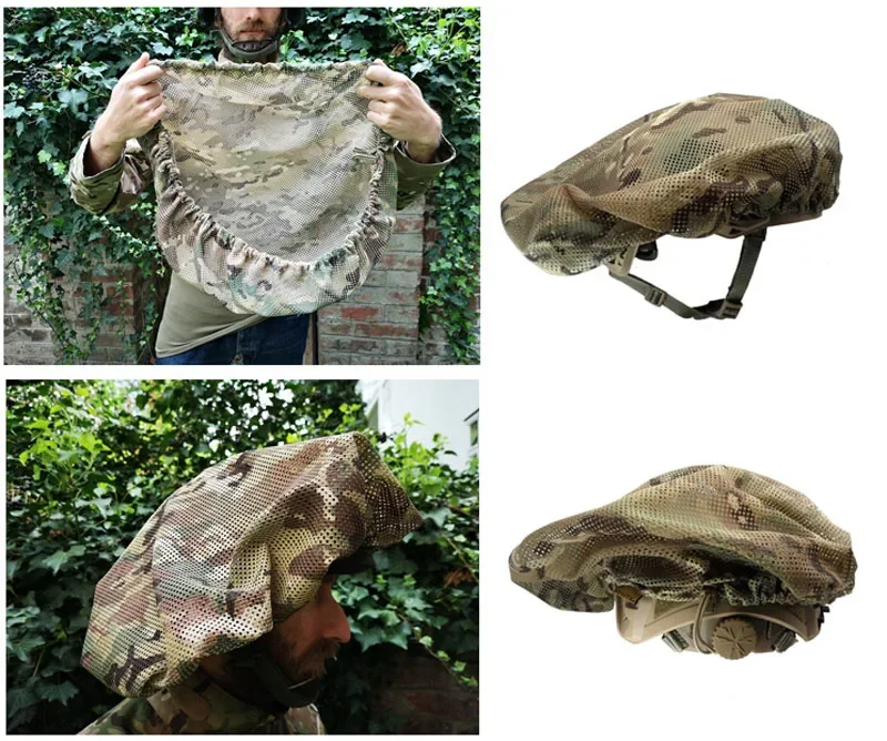 Funda táctica Mitznefet para casco – Ocultación militar ajustable - imagen 5