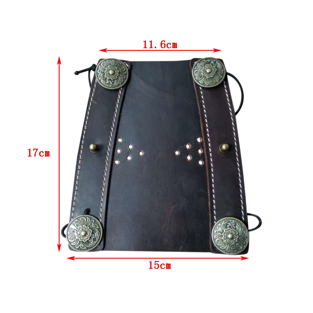 Protector de antebrazo de cuero transpirable para tiro con arco - imagen 2
