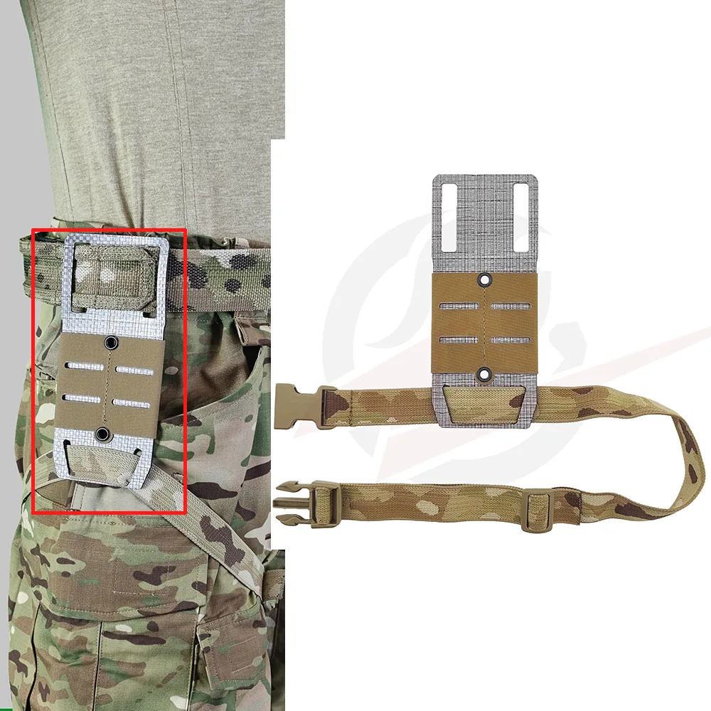 Arnés táctico Tegris de pierna MOLLE extracción rápida para airsoft - imagen 4