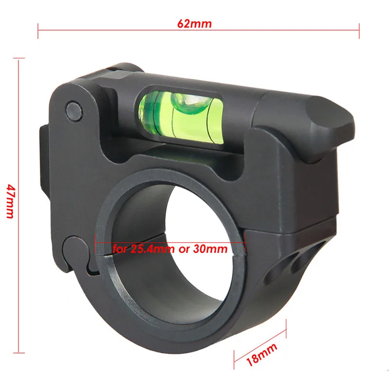 Anillo nivel de burbuja para tubo con adaptador táctico - imagen 4