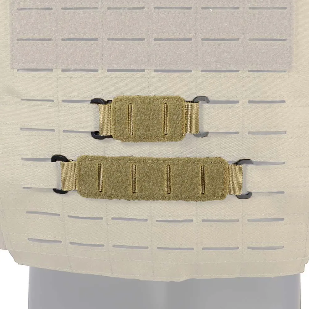 Detalle del panel MOLLE con velcro